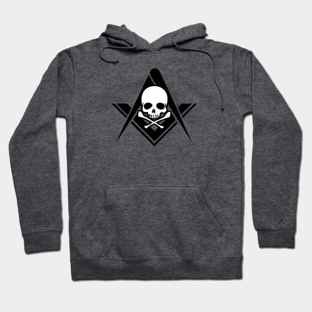 Freemason Square and Compasses Hoodie by Phantom Goods and Designs